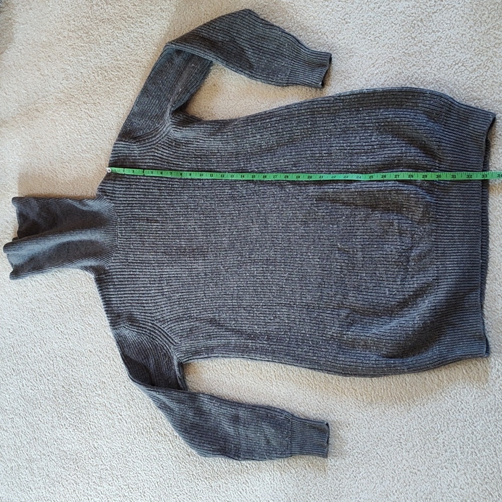 Garnet Hill long tunic cowl sweater